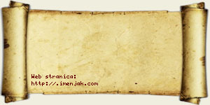 Jana Zivlak vizit kartica